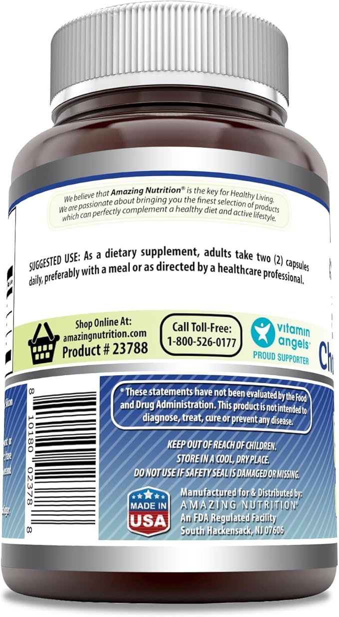 Amazing Formulas Glucosamine Chondroitin & MSM Supplement | 1850 Mg per Serving | 240 Capsules | Non-GMO | Gluten-Free | Made in USA