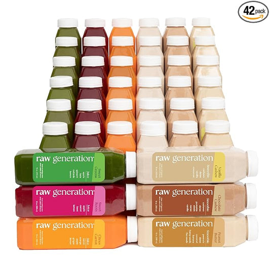 Raw Generation 7-Day Protein Cleanse – High Protein Juice Cleanse with Dairy and Soy-Free Protein Smoothies/Gets Results Quickly While Energizing Your Workouts/Jumpstart a Healthier Diet