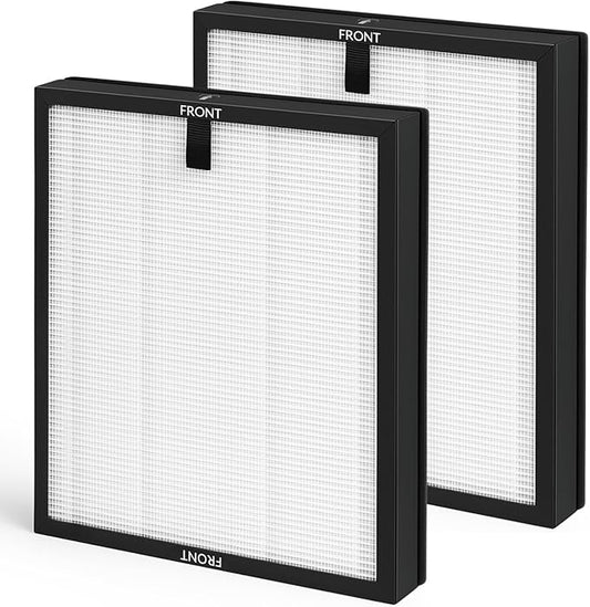 HAP603 Air Purifier Filter Compatible with ECOSELF HAP603/HAP603WF Air Purifier 3 Layers Hepa Air Filter Replacement with Activated Carbon for Home/Kitchen/Office # Compare to Part RFHAP603