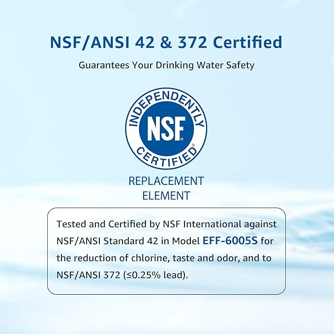 Filterlogic 5231JA2002A Refrigerator Water Filter, Replacement for LG® LT500P®, GEN11042FR-08, ADQ72910911, ADQ72910901, Kenmore 9890, 46-9890, LFX25974ST, LMX25964ST, LSC27925ST, 3 Pack
