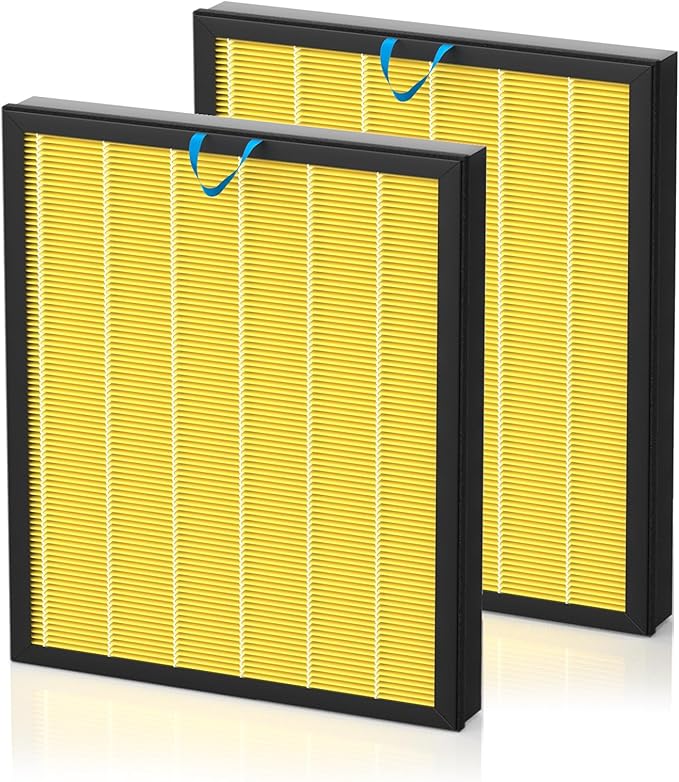 Vital 200S Pet Care Replacement Parts for LEVOIT Vital 200S and 200S-P, 200S-RF-PA (LRF-V201-YUS), 2 Pack, Yellow