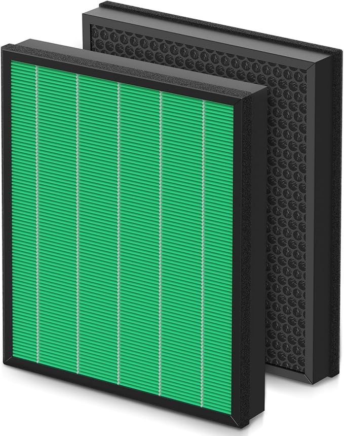 300/300S Replacement Filter for Coway AIRMEGA Max2 300/300S Air Purifier, Combined with HEPA and Activated Carbon 2-in-1 Filter, AP-1515-FP