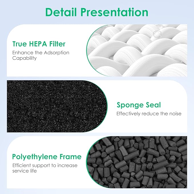 12 Pack Filter Replacements for i Robot Roomba E I & J Series E5 E6 i1 i1+ i3 i3+ i4 i4+ i5 i5+ i6 i6+ i7 i7+ i8 i8+ NOT for J9, High Efficiency Filter for iRobot Roomba Replacement Parts