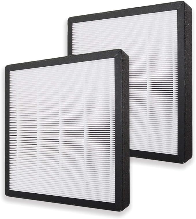 PUREBURG Replacement HEPA Filters Compatible with NASH AP-1 PureSmart WiFi Air Purifier,2-Pack H13 4-Stage Filtration Activated carbon 2-IN-1 Air Clean Dust VOCs Odor