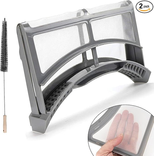 𝟮𝟬𝟮𝟱 𝗡𝗘𝗪 DC61-02595A Dryer Lint Filter Case Screen with Cleaner Brush - Replacement for Samsung Dryer, Replaces 2069505,AP4578777,PS4206799, EAP4206799