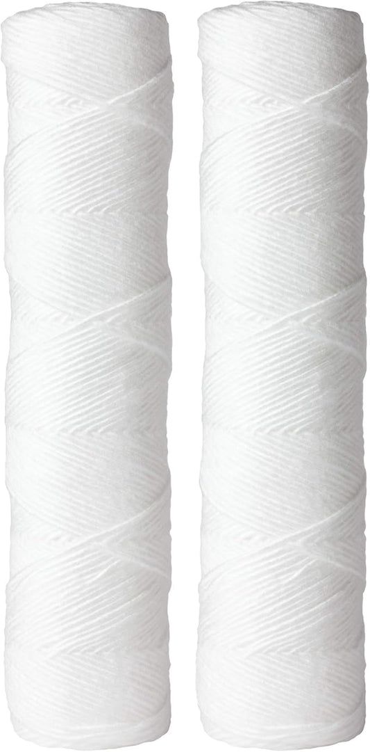AO Smith 2.5"x10" 35 Micron Sediment Water Filter Replacement Cartridge - 2 Pack - For Whole House Filtration Systems - AO-WH-PRE-R2