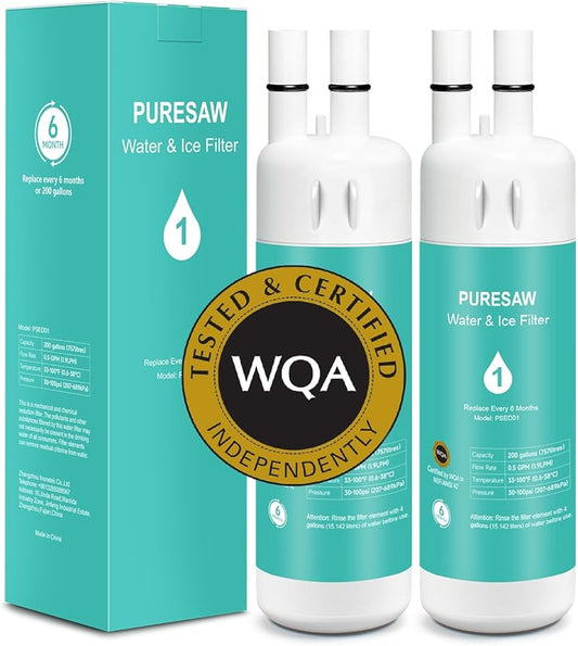 W10295370A Water Filter Replacement Compatible with Whirlpool Every-drop Filter-1 EDR1RXD1 P8RFWB2L P4RFWB Kenmore 46-9081 46-9930 W10295370 P8WB2L P5WB2L Ice Filters, 2-Pack
