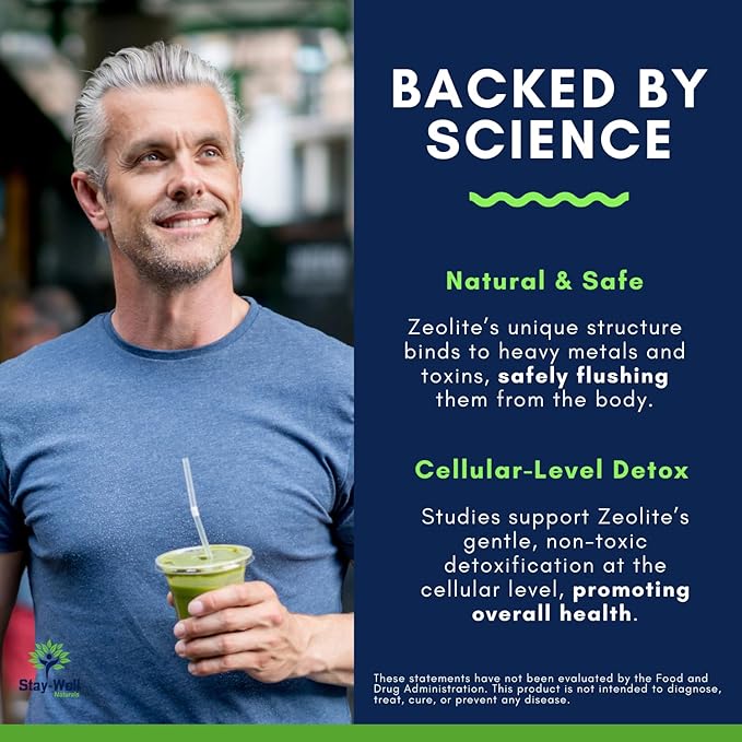 Total Detox, Heavy Metal Detox for Adults- Zeolite, Chlorella, Milk Thistle, Shilajit & Iodine, Toxin Cleanse, Pineal Decalcification, Fluoride Cleanse, Heavy Metal Cleanse, 60 Mixed Berry Gummies