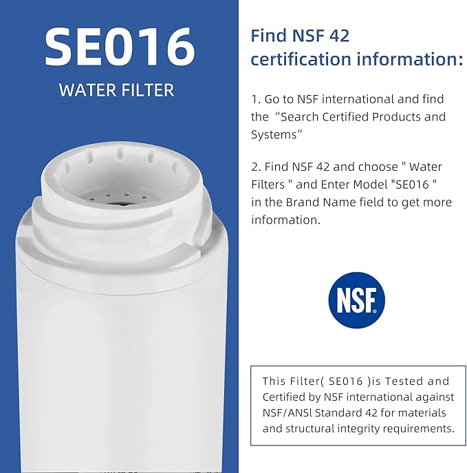 GSWF Water Filter Replacement for GE GSWF, SmartWater GSWFDS 100810 238C2334P001, Kenmore 46-9914, 469914, Reduce Lead, 3 Pack