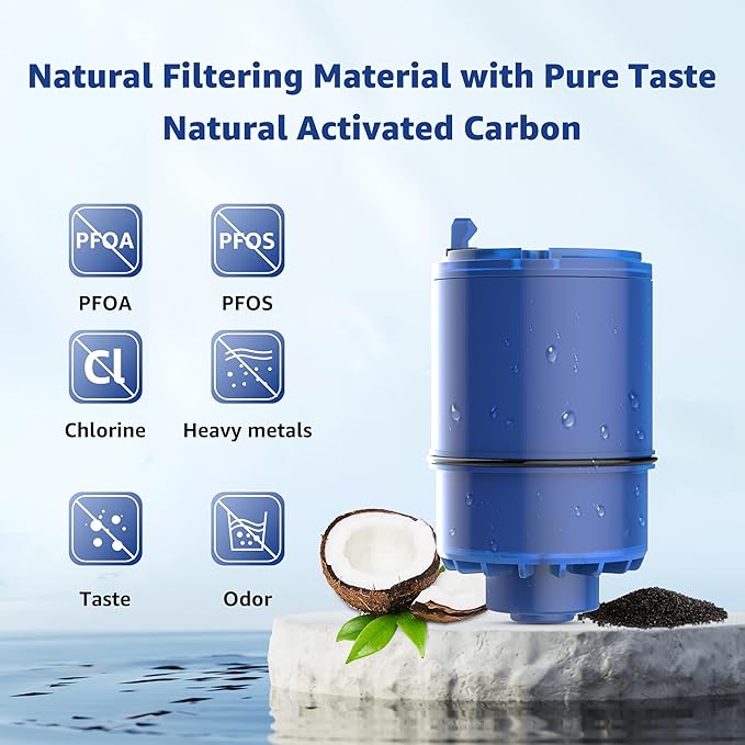 Overbest NSF Certified Water Filter, Replacement for Pur® Faucet Water Filter, Pur®PLUS Faucet Model FM-2500V, FM-3700, PFM150W, PFM350V, PFM400H, PFM450S, Pur-0A1 (Pack of 6)