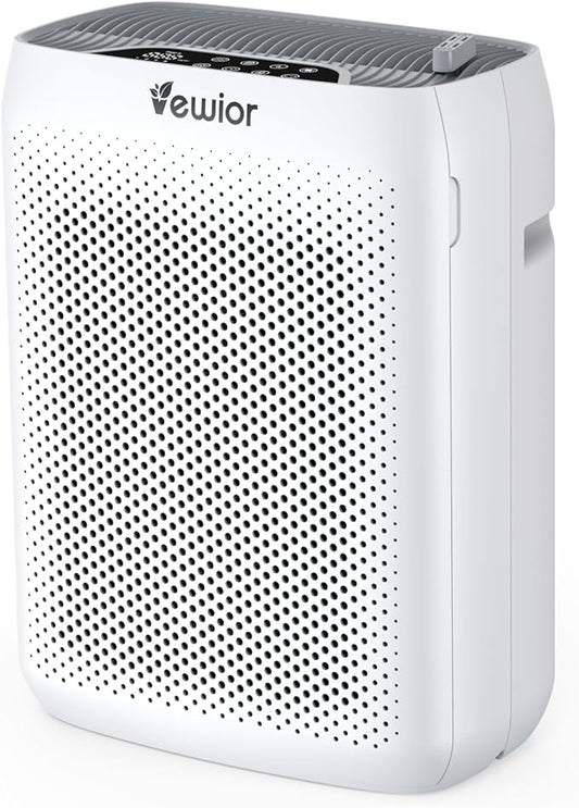 VEWIOR Air Purifiers for Home Large Room Up to 3000Sq.ft, H13 HEPA Filter Air Purifier for Bedroom with PM2.5 Display Air Quality Sensor, Sleep Mode, Timer, Air Cleaner for Smoker