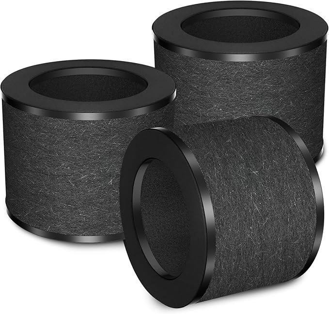 TZ-K1 Replacement Filter Compatible with ToLife TZ-K1, with FreAire KN6391, with Aroeve MK01 MK06 MG01JH Filter, 3-in-1 H13 HEPA Filter 360° Rotating, Activated Carbon and Pre-filter, 3 Pack