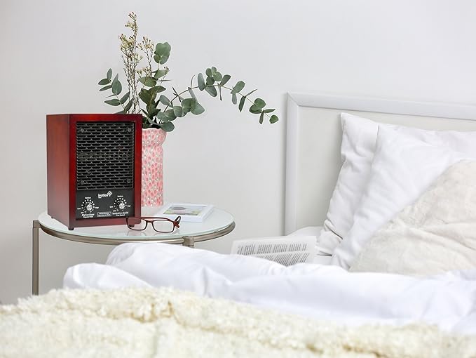 Ivation 5-in-1 HEPA Air Purifier & Ozone Generator, Ionizer & Deodorizer for Up to 3,700 Sq/Ft – Included HEPA, Carbon and Photocatalytic Filters, with UV Light and Negative Ion Generator