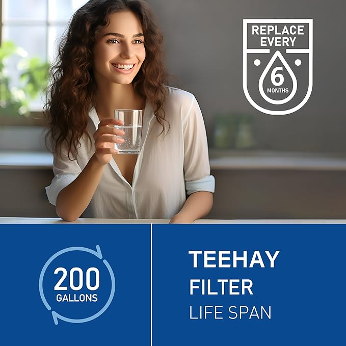 WF3CB Water Filter Replacement, Compatible with Frigidaire PureSource 3 WF3CB, DGUS2635LE, DGUS2635LP, FGHC2335LE, FGHC2335LP, FGHS2332LE, FGHS2332LP, FGHS2342LF, FGUS2635LE, FGUS2635LP, 3 Pack