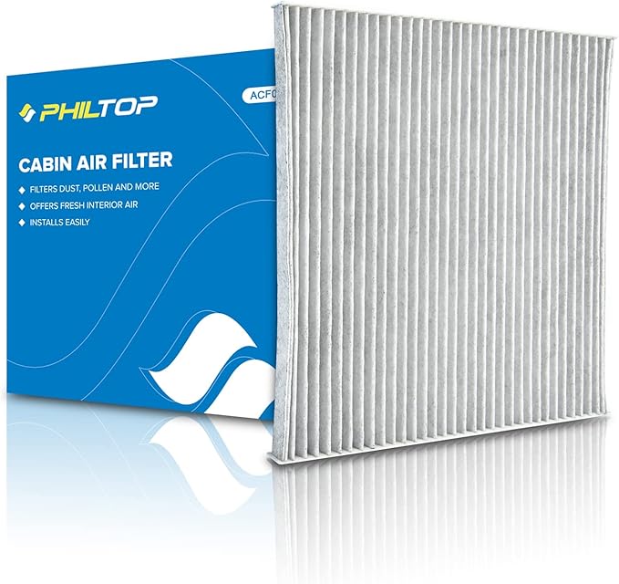 PHILTOP Cabin Air Filter, Replacement for CF11173, Altima(2007-2012), Maxima(2009-2014), Murano(2009-2014), Quest(2011-2017), Premium Cabin Filter with Activated Carbon Filter Up Dust Pollen Odor
