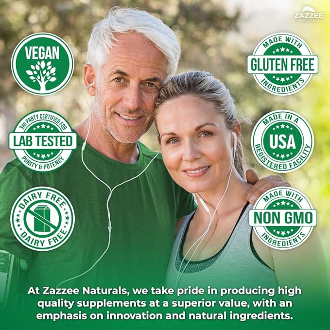 Zazzee High Absorption Calcium D-Glucarate, 500 mg per Capsule, 3 mg BioPerine for Enhanced Absorption, 100 Vegan Capsules, Plus Broccoli 10:1 Extract, 100% Vegetarian, CDG, All-Natural and Non-GMO