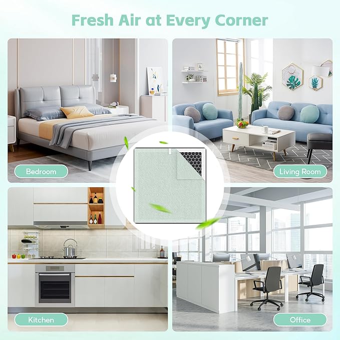 3-in-1 H13 True HEPA H13 Replacement Filter, Compatible with Pure Enrichment PureZone Air Purifier, Replaces Part No. PEAIRPLG