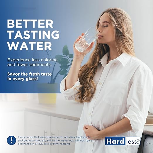 Under The Sink Water Filter - Removes Chlorine, Sediment, & Impurities for Cleaner, Better Tasting Water, Dual-Stage Filtration - Good for 4-Year Lifespan or 40,000 Gallons Capacity