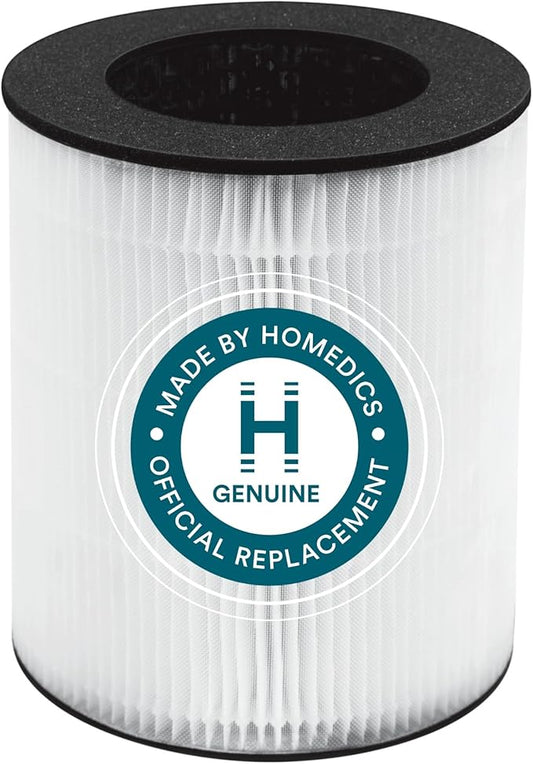Homedics TotalClean 3-in-1 HEPA-Type Air Purifier Filter Replacement, Works with Homedics AP-T20, AP-T20WT and AP-T22 Air Purifiers, Captures Microscopic Airborne Particles