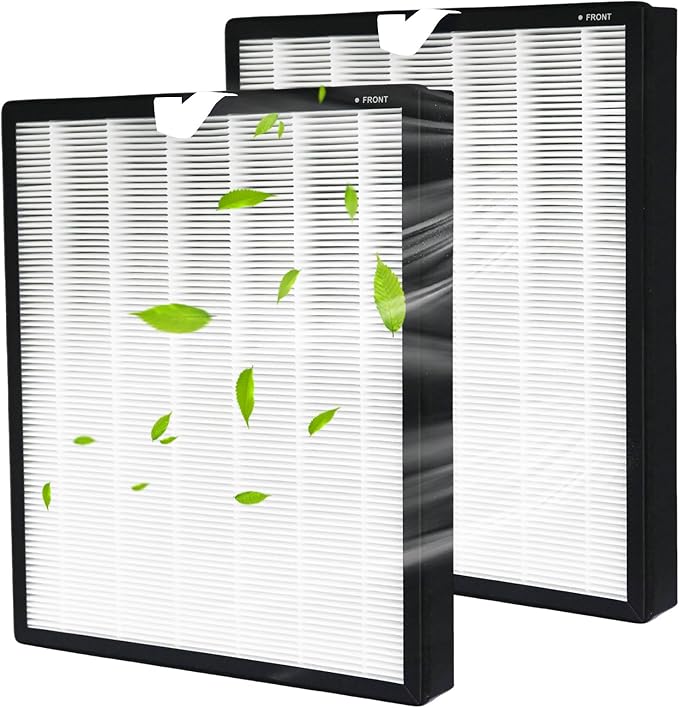 2 Pack Vital 200S Replacement Filter Compatible with LEVOIT Vital 200S,Vital 200S-P Air Purifie-r, 3-in-1H13 True HEPA and High-Efficiency Activated Carbon Filter, Replace Part #Vital 200S-RF.