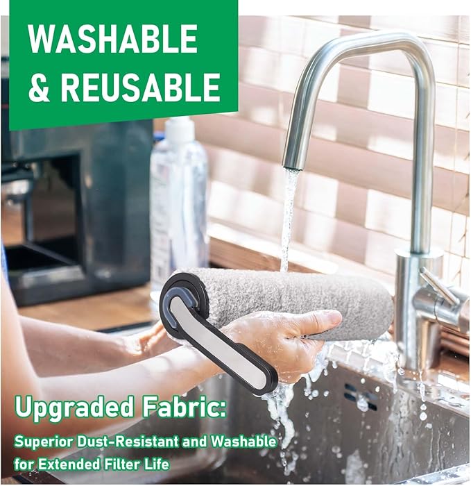 Only Floor ONE S5Combo Roller Brush Replacement and Vacuum Filter Kit Compatible with Tineco Floor ONE S5Combo Smart Wet Dry Vacuum Replacement Parts,2 Roller Brushes,2 HEPA Filters,1 Cleaner Brush