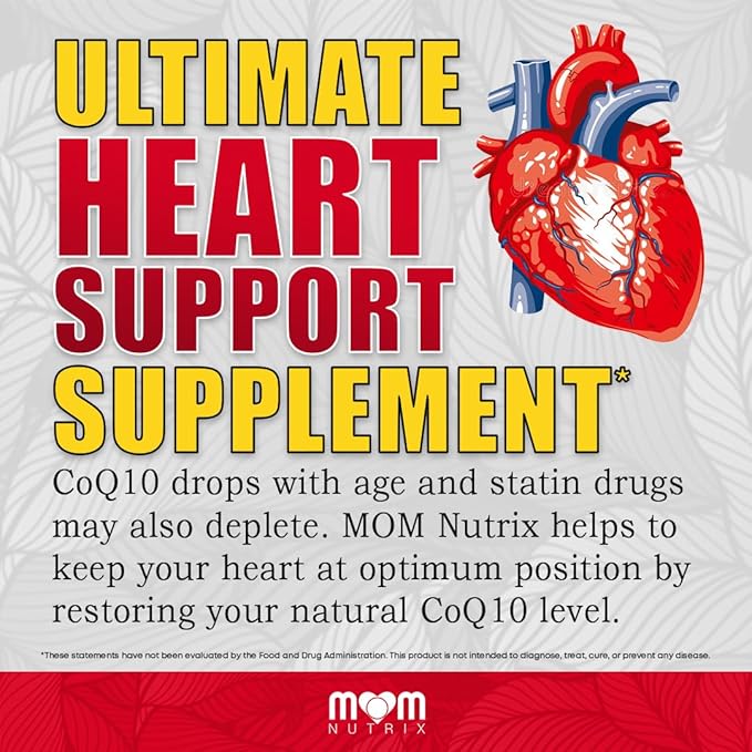 Dr. JOEL'S MOM Nutrix CoQ10 500mg – Cellular Energy Production Support – Best Absorption with Bioperine – 150 Softgels – Made in USA