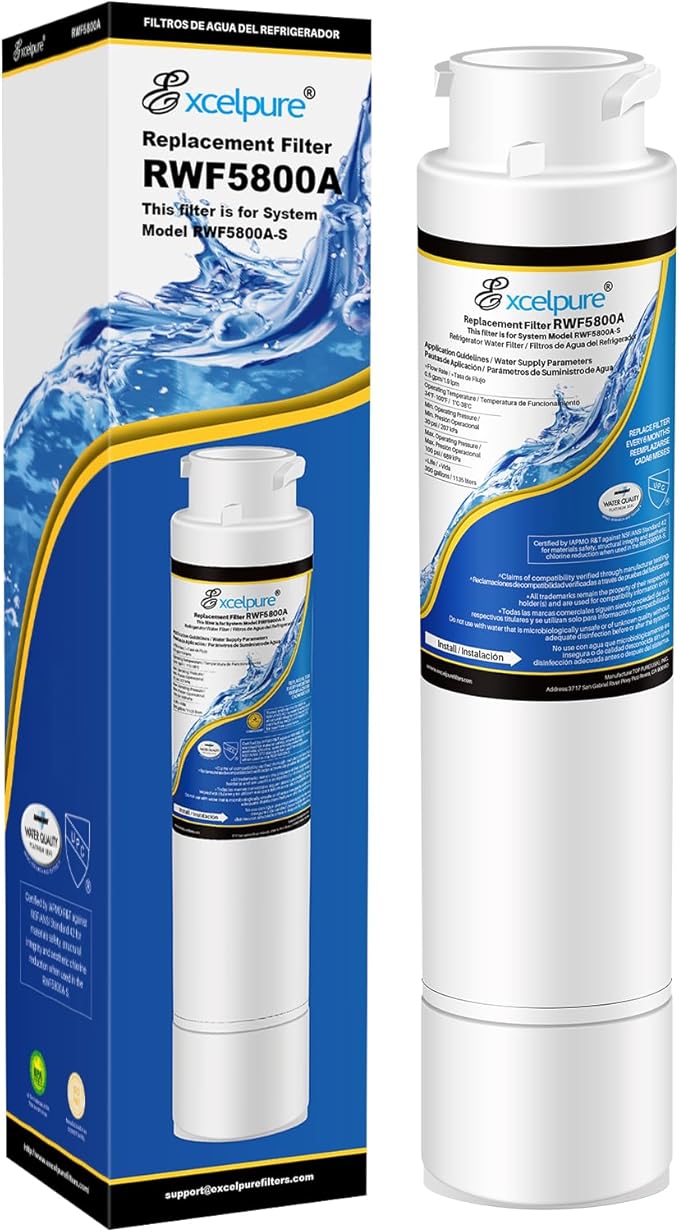 Refrigerator Water Filter Compatible with Frigidaire EPTWFU01, EWF02, Pure Source Ultra II, 1PACK