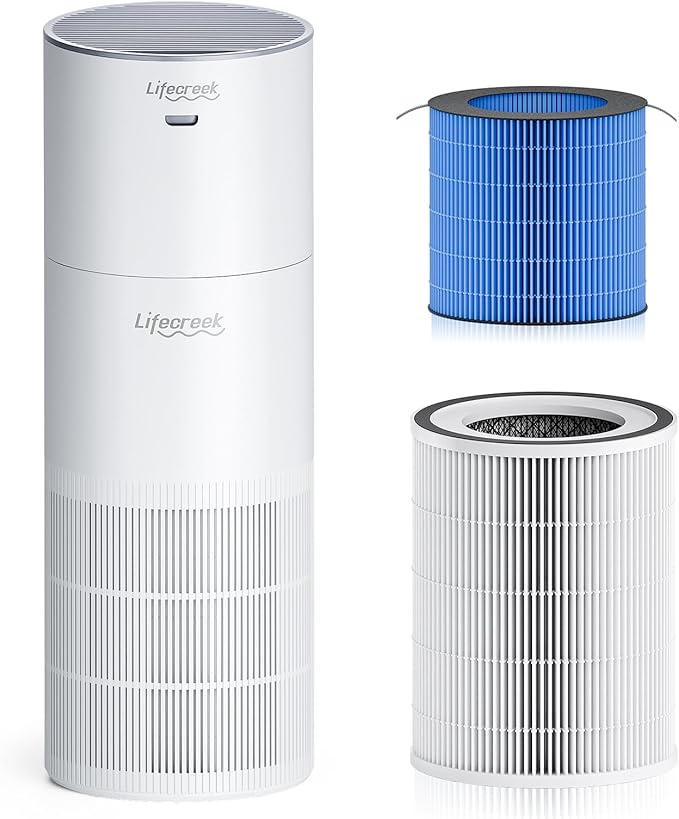 Air Purifier And Humidifier Combo For Large Room Up to 1084 Ft², 3-Stage Filter Humidifier and Air Purifier in One With WIFI Control - 22Db(Humidification cannot be used alone)