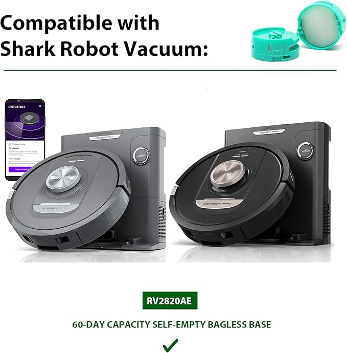 [8 Pack] Odor Neutralizer Technology Replacement Cartridges: Compatible with Shark Stratos AZ3000 AZ3002 HZ3000 HZ3002IZ862H IZ562H ZD550 Upright Vacuum Cleaner Part 1541FC3000 - Original