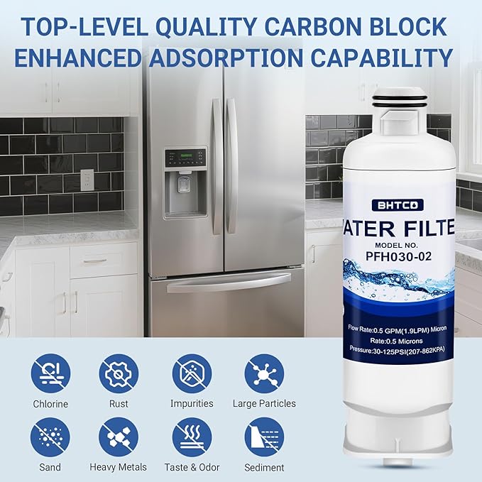 Water Filter Replaces Sam&sung Model RF23BB8600QL/ RF30BB6600QL/ RF30BB660012/ RF30BB6200QL/ RF29BB860012/ RS28CB760012(AA Included) Refrigerator Replacement- 2 PCS