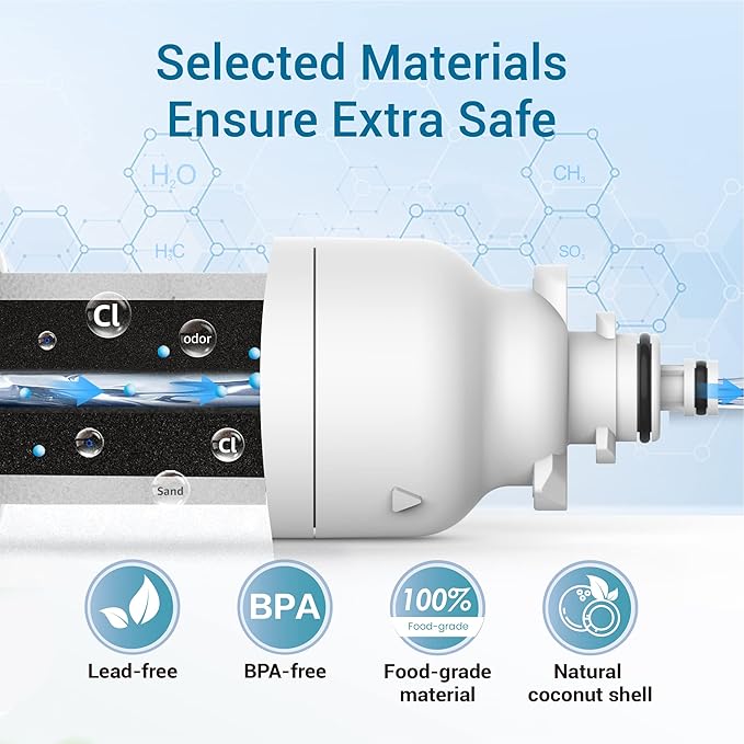 Filterlogic ADQ73613401 Refrigerator Water Filter, Replacement for LG® LT800P®, LT800PC, ADQ736134, ADQ73613402, LSXS26326S, LSXS26366S, LMXS30776S, LSXS26366D, LMXC23746S, 46-9490, 469490, Pack of 3