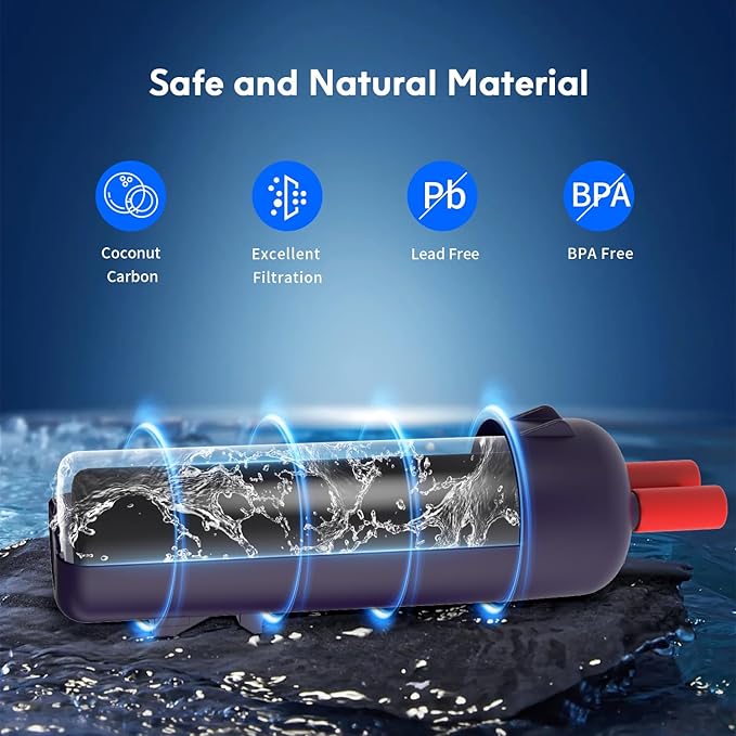 BELVITA Plus NSF/ANSI 53 Certified Water Filter Compatible with W10295370A, EDR1RXD1, WHR1RXD1, KAD1RXD1, Filter 1, W10295370, P4RFWB, P8RFWB2L, 46-9930, 46-9081 Refrigerator Water Filter, 3 Pack