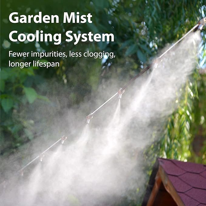 AQUACREST Garden Hose Water Filter for Plants, Greatly Reduces Chlorine, Odor, Improve Plants Health, Ideal for Organic Gardening, Farming and Pets, Pack of 2 (Package May Vary)