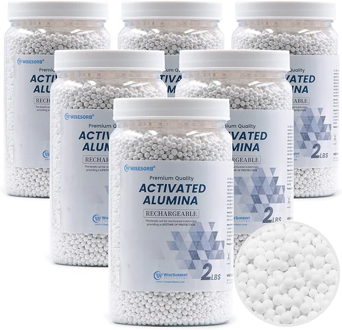 12 LBS Activated Alumina, Alumina Desiccant Great for Filament Drying, Reusable Dessicant Dehumidifiers Desiccant Moisture Absorber Prevent Wet Filament