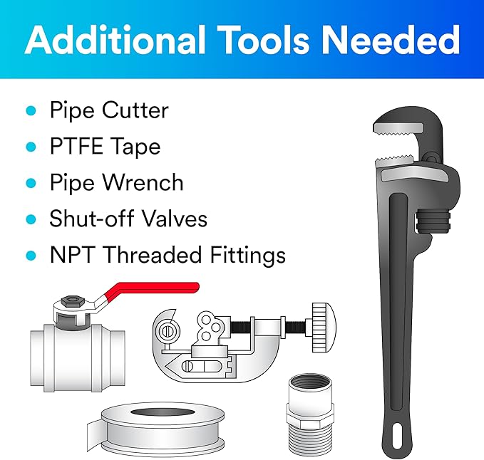 3M Aqua-Pure Whole House Scale Inhibition Inline Water System AP430SS, Prevents Scale Build Up On Hot Water Heaters and Boilers (Pack of 6)