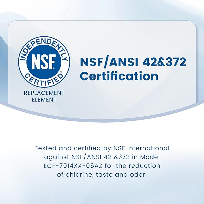 AQUA CREST Replacement for Brita® Water Filter, Pitchers and Dispensers, Classic OB03, Mavea® 107007, and More, NSF Certified Pitcher Water Filter, 8 Count