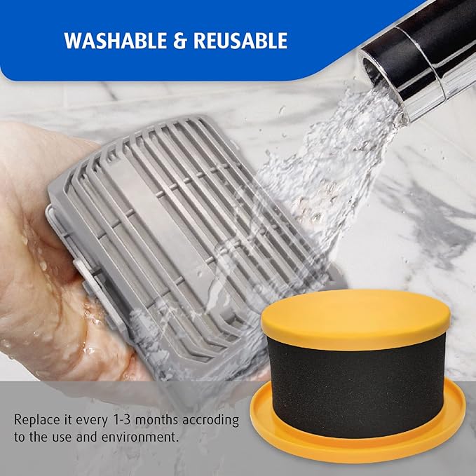 2 Pack Filter Replacement Parts for Hoover UH75250、UH75150、UH75110、UH75100、UH75160、UH75120、UH75210、UH75200、UH75260、UH75240、UH75140 MAXLife Elite Swivel Pet Vacuum Cleaner, Compare to Part: