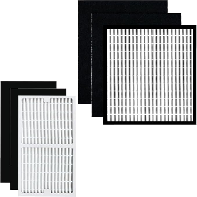 IAP-10-280 Replacement Filter for Idylis IAP-10-280 Air Purifier, Include 1C + 1D HEPA and 2C + 2D High Efficiency Carbon Filter