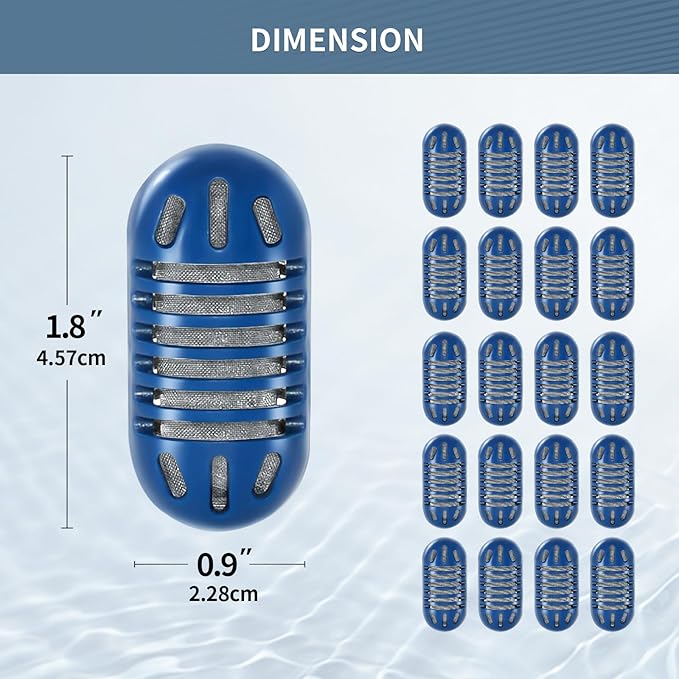 [Enhance] 20-Pack Demineralization Cartridge for Humidifier Compatible with HoMedics Total-Comfort Ultrasonic Humidifier Demineralizer Tablets Filter Replacement for Water Decalcification, Remove Odor