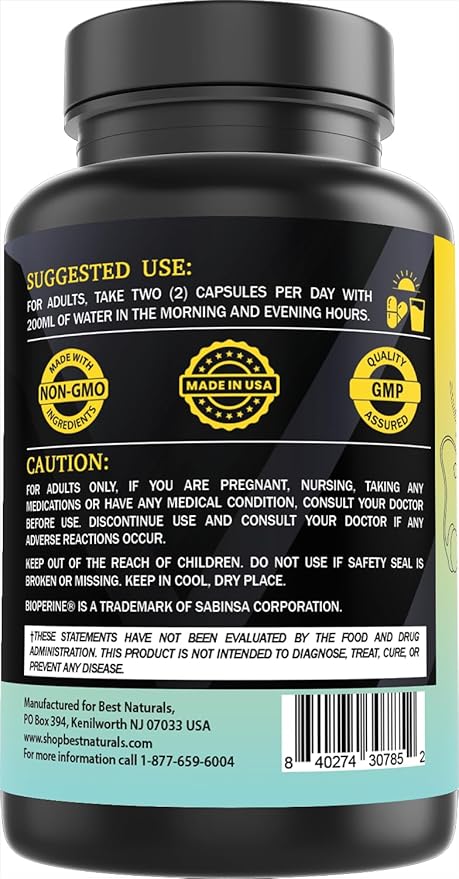 Best Naturals Day-to-Day Prostate Support Supplements 90 Veg Capsules - Made with Saw Palmetto, Green Tea, Pumpkin, Nettle, African Pygeum, & Beta Sitosterol