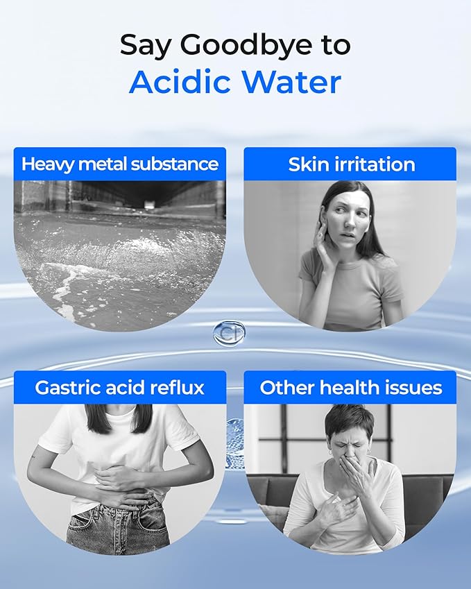 Waterdrop 𝐀𝐥𝐤𝐚𝐥𝐢𝐧𝐞 ADQ73613401 Water Filter, 𝐄𝐧𝐡𝐚𝐧𝐜𝐞𝐬 𝐩𝐇, Replacement for LG® LT800P®, ADQ73613402, ADQ75795104, LSXS26326S, LMXC23746S, LSXS26366S, LSXS26386D, 4 Filters