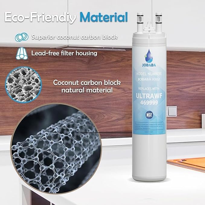 ULTRAWF Water Filter Compatible with Frigidaire ULTRAWF, Pure Source Ultra,Replacement water filter for ULTRAWF, Height 11 inches, 2 Pack