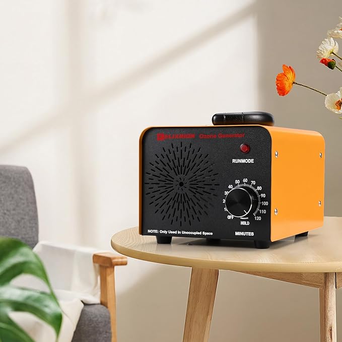 Ozone Generator – 80,000mg/h High-Capacity O3 Air Purifier for Odor Control Home, Kitchen, Car, Office, Basement, Pets, and Smoke – Covers Up to 6,000 Sq Ft