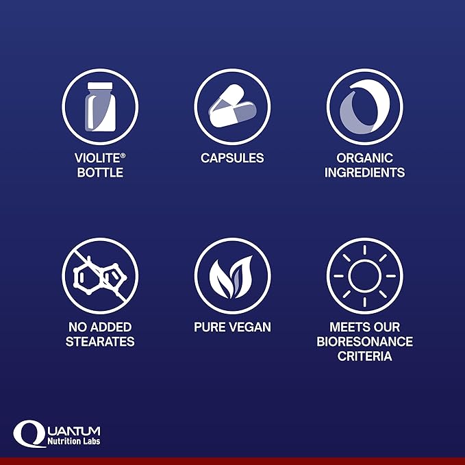 Quantum Nutrition Labs Quantum Digest - Digestive Health Enzymes for Women and Men, Digestion Support for Gut Health, Fully Active Vegan Enzyme Pills - 60 Vegetarian Capsules