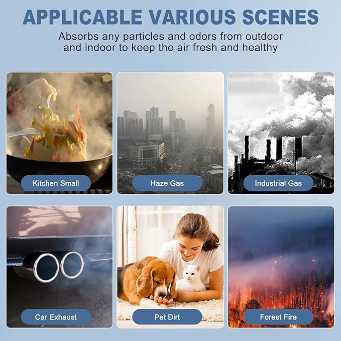 TPAP003 Filters Compatible with toppin air purifier replacement filter tpap003,2-Pack