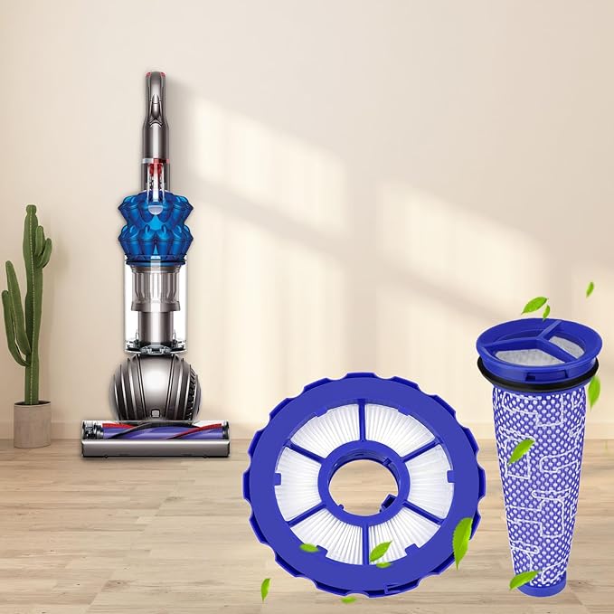 2 pack Hepa Post-Motor Filters & Pre-Motor Filters Replacement Parts Compatible With DC50, Animal And Multi Floor Complete Vacuum Cleaner, Part # 965081-01&965080-01