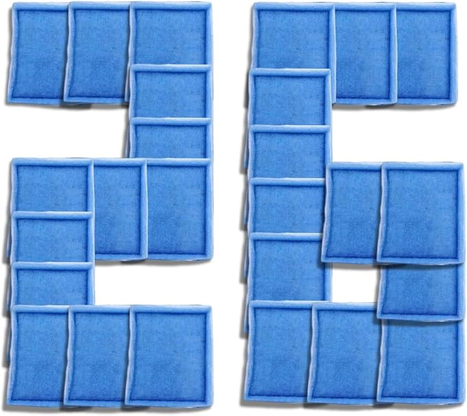 26 Pack Replacement Aquarium Filter Cartridge, Fit for Aqua-Tech 20-40/30-60 Gallon Power Filters, for Aqua-Tech EZ-Change #3 Fish Tank Filters…