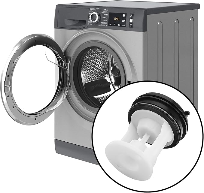 2pcs Washing Machine Drain Pump Filter Compatible with HOTPOINT Compatible with INDESIT