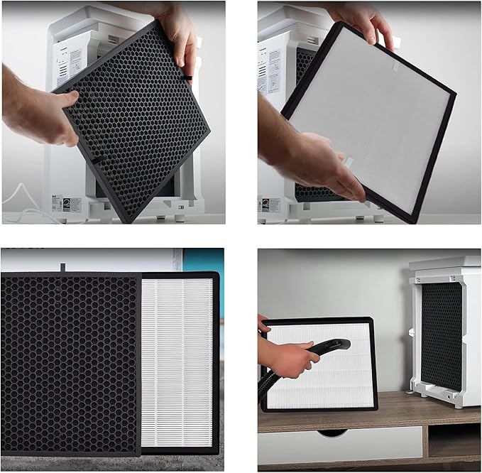 2 Pack Air Purifier Replacement Filters for LEVOIT LV-PUR131 & LV-PUR131S, LV-PUR131-RF - Activated Carbon Pre-Filters – Compatible with LEVOIT LV-PUR131 Series Air Purifiers