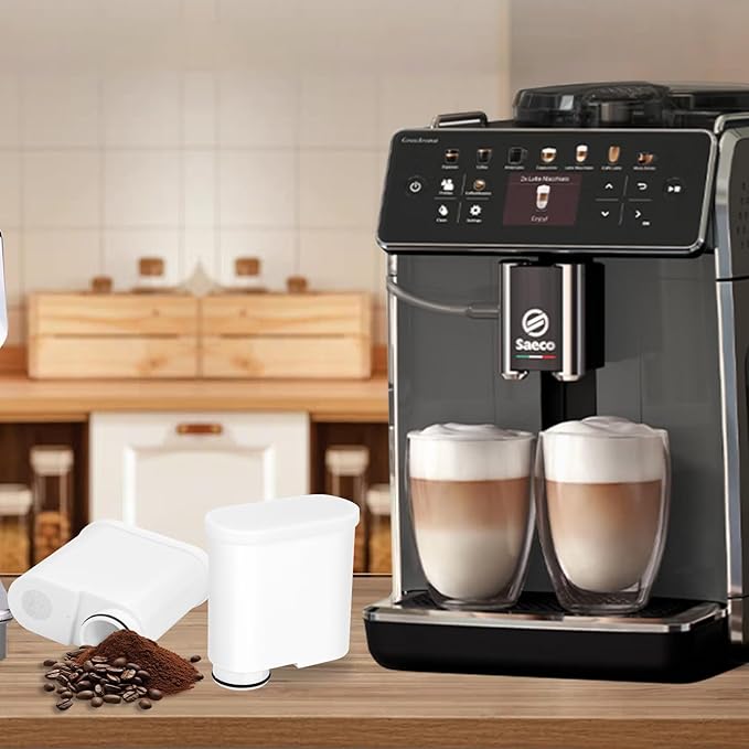 4 Packs Coffee Maker Filter Replacement Compatible With Philips AquaClean CA6903, Water Filter for Saeco AquaClean Super-Automatic Espresso Machine